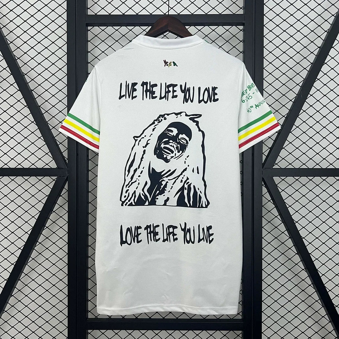 Maillot Ajax "Bob Marley" White Édition Limitée