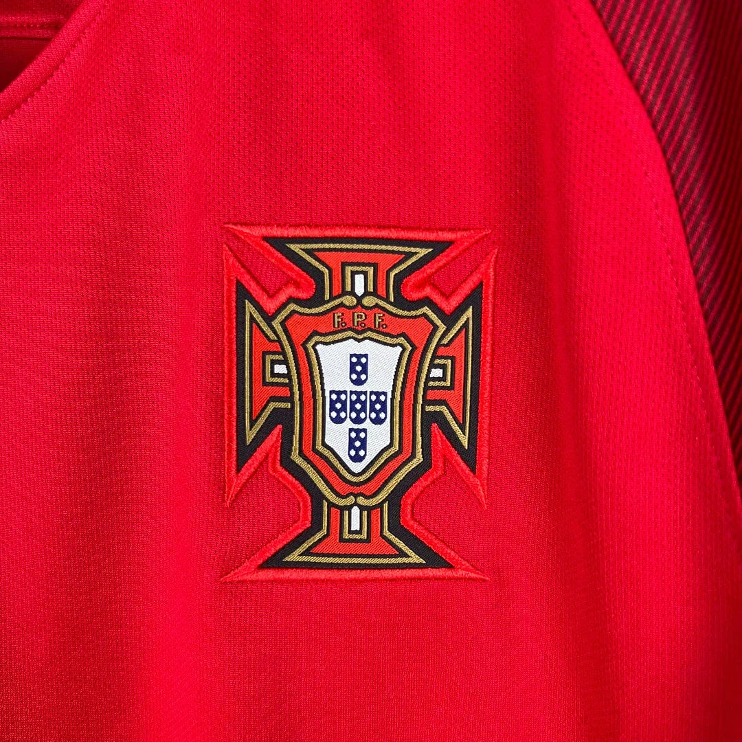 Maillot domicile rétro Portugal 2016 manches longues