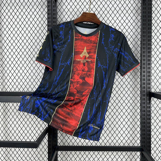 Maglia limitata blu PSG "CAMPIONI D'EUROPA"