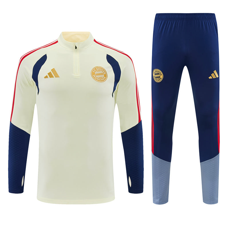 Tuta Bayern Monaco 2026/2027 beige e blu