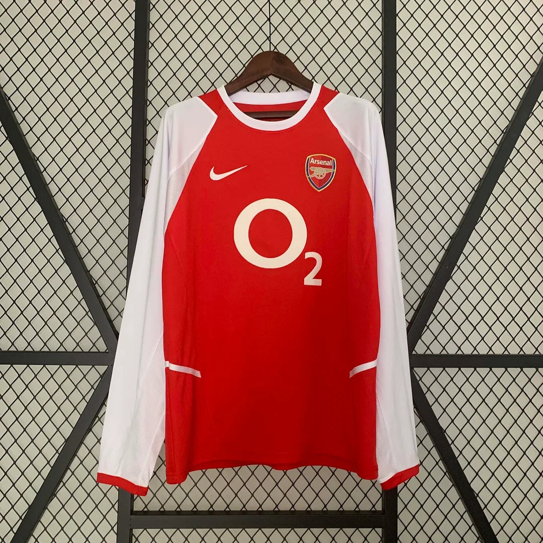 Maglia retrò Arsenal Home manica lunga 2003-2004