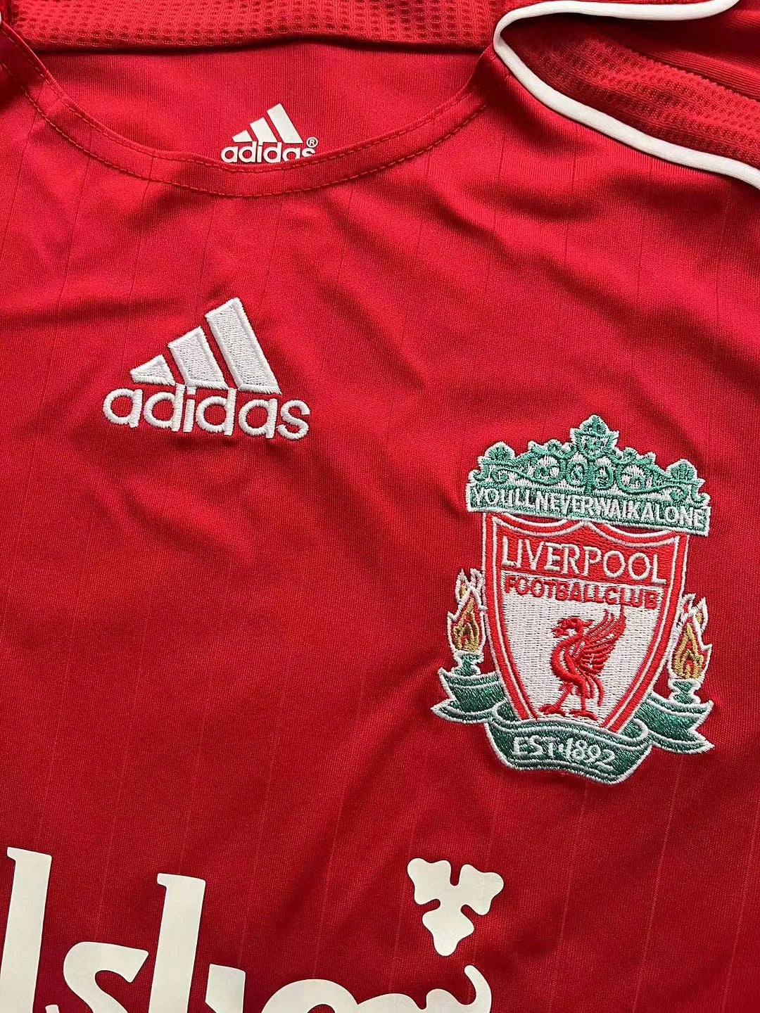 Maillot domicile rétro de Liverpool à manches longues 2006-2007