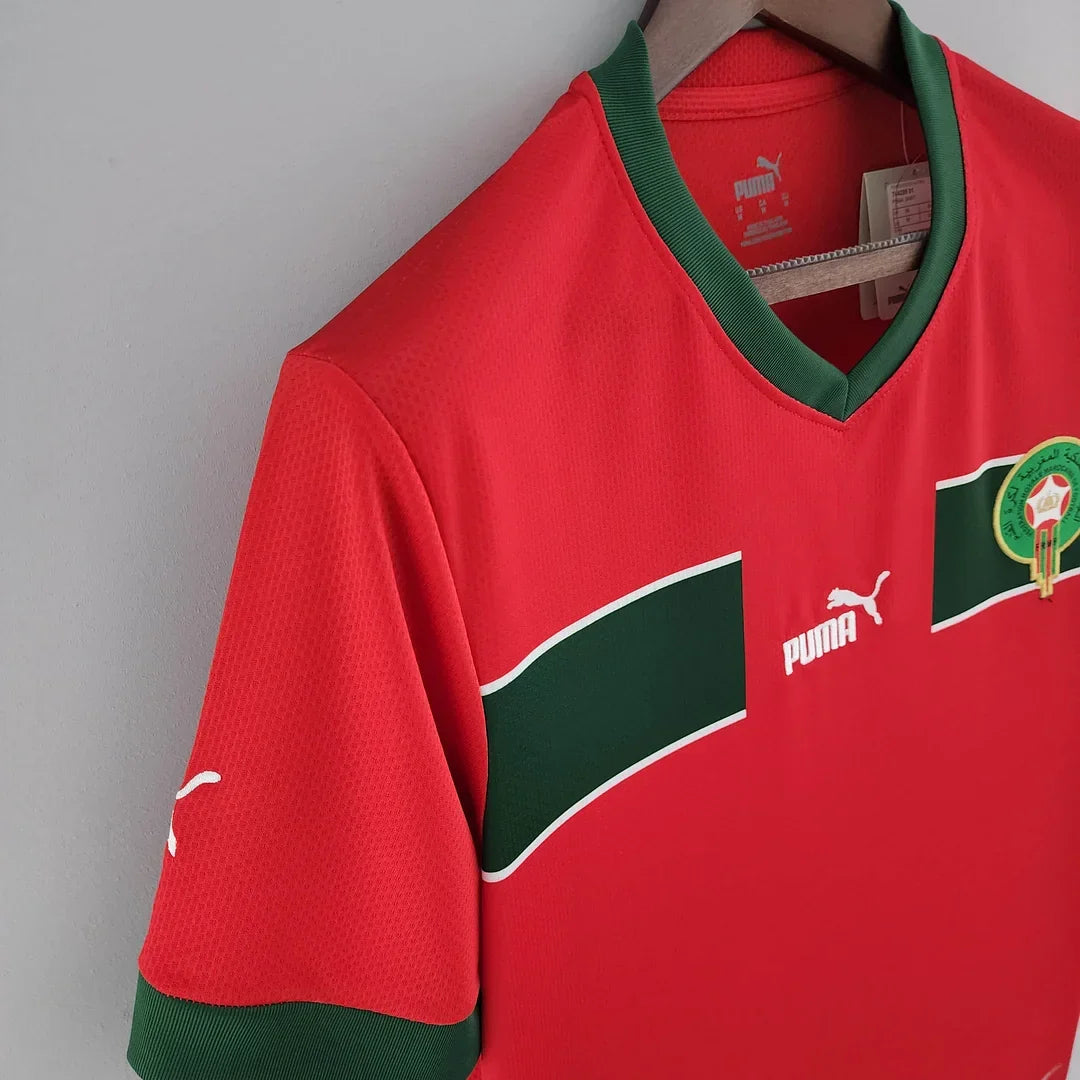 Maillot domicile Maroc Coupe du Monde de la FIFA 2022