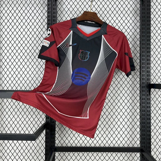 Maglia Barcellona "Crimson Core" Edizione Limitata (Patch Opzionale)