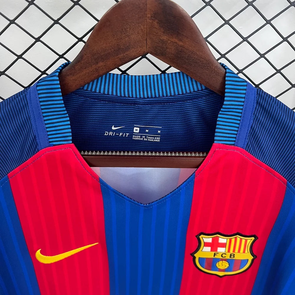 Maglia Retro Barcellona Home Manica Lunga 2016/2017