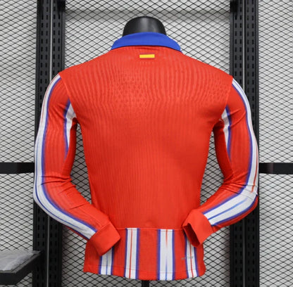 Atletico Madrid 2024/2025 Home Kit Long Sleeve