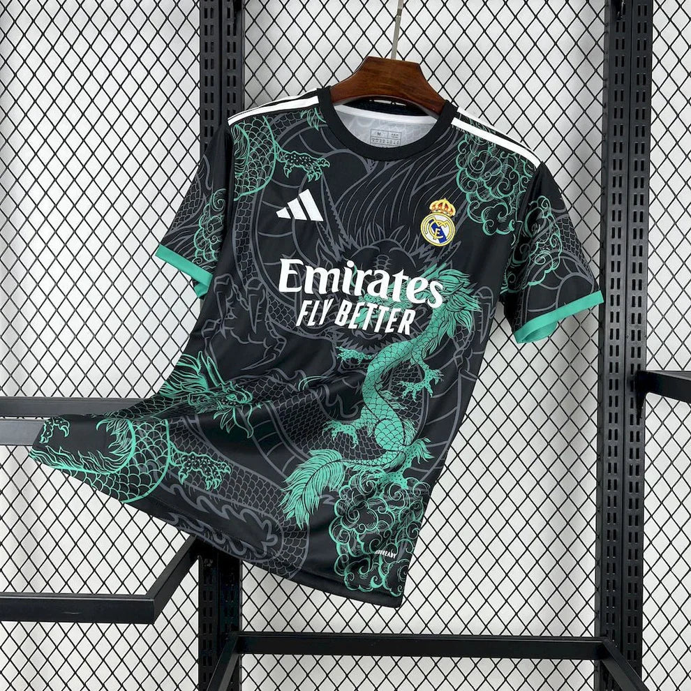 Maillot Real Madrid "Dragon Émeraude" Édition Limitée