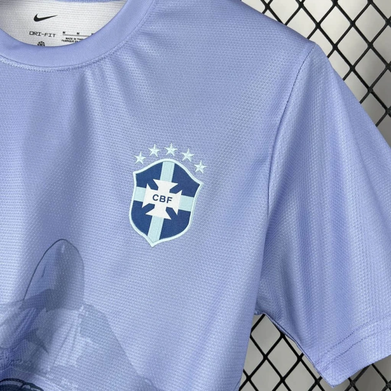 Maillot Brésil "Le Rédempteur" Bleu Clair Édition Limitée