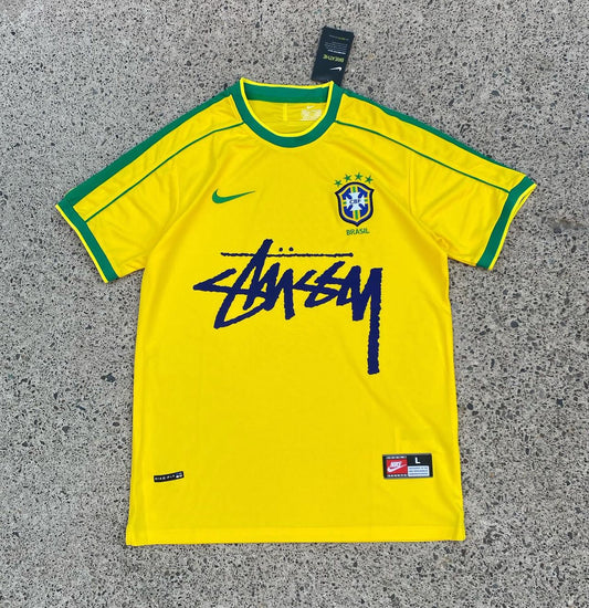 Maglia Stüssy x Brasile 1998 in edizione limitata