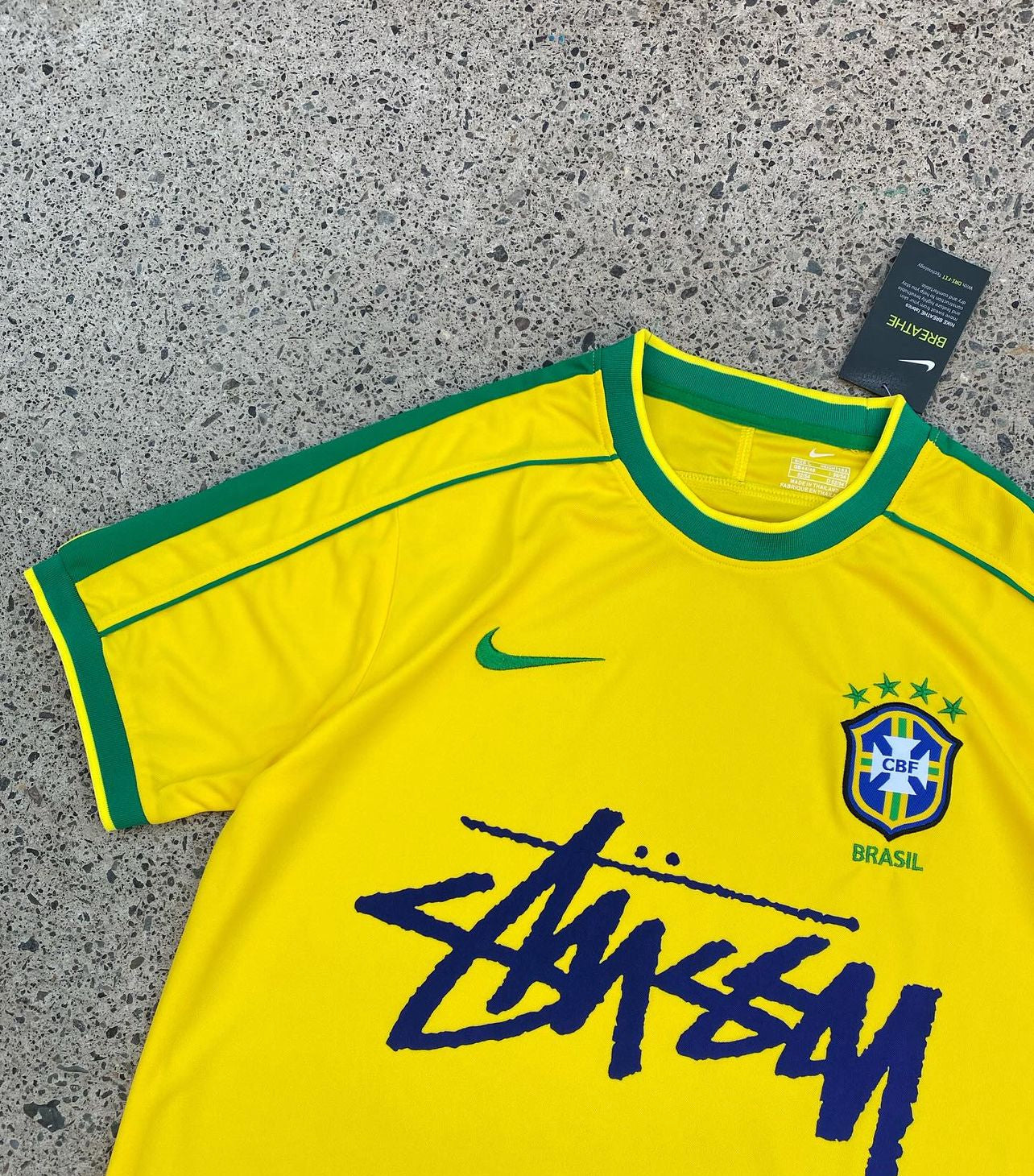 Maillot Stüssy x Brésil 1998 en édition limitée