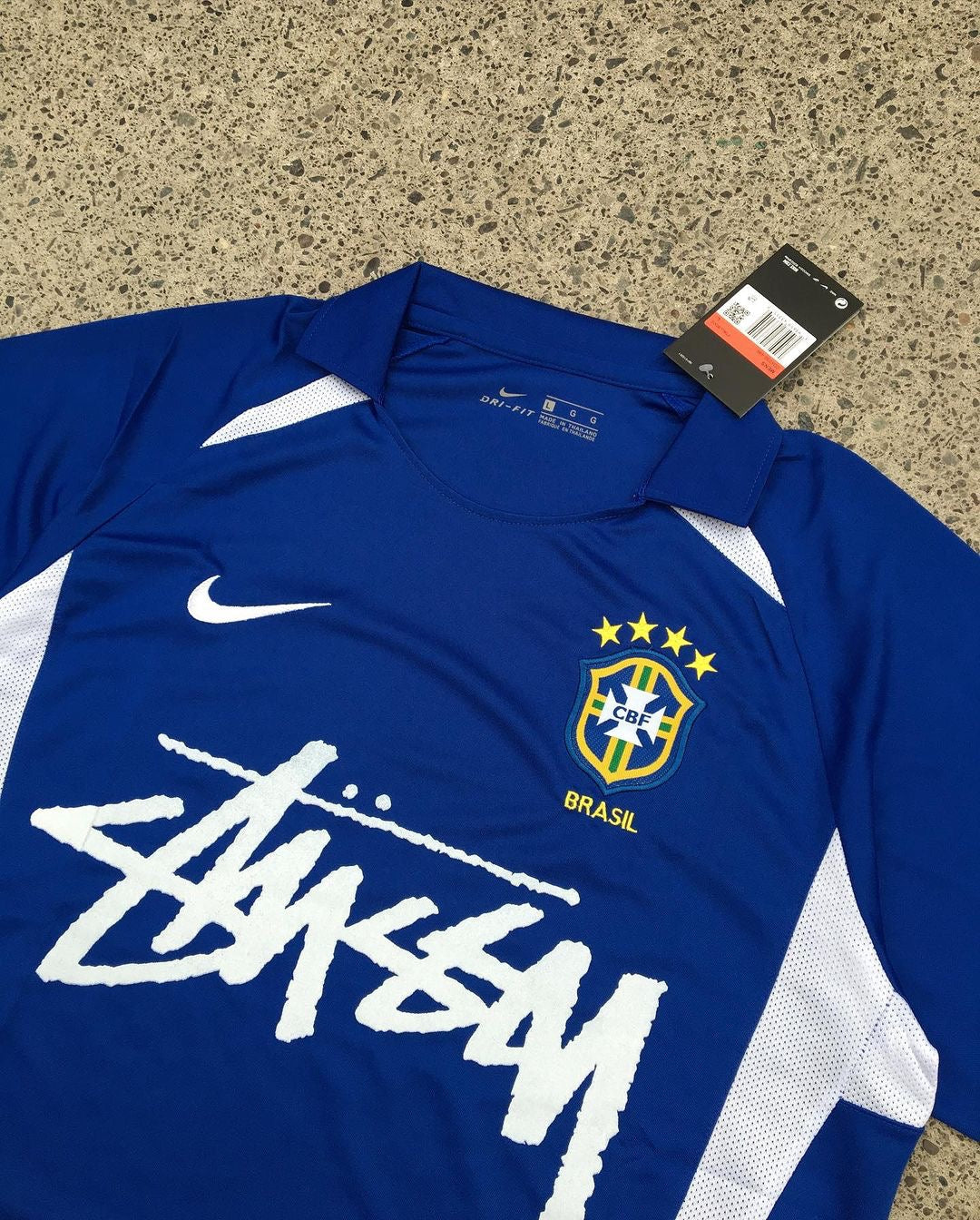 Maglia in edizione limitata Stüssy x Brasile 2002