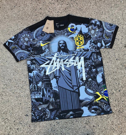 Maillot en édition limitée Stüssy x Brésil "Jesus"