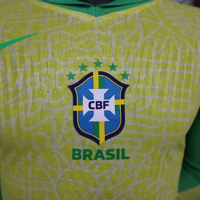 Brazil 2024/2025 Home Kit Long Sleeve