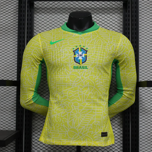 Maillot Domicile Manches Longues Brésil 2024/2025