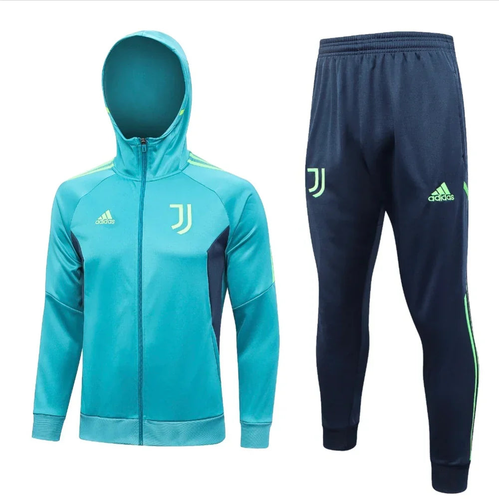 Tuta Juventus Turchese e Blu Scuro