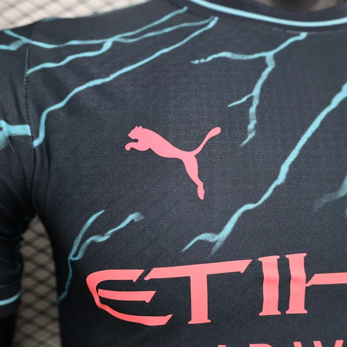 Maillot en édition limitée Manchester City « Tempête électrique »