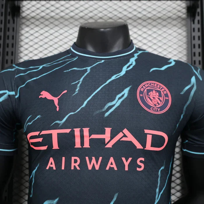 Maillot en édition limitée Manchester City « Tempête électrique »
