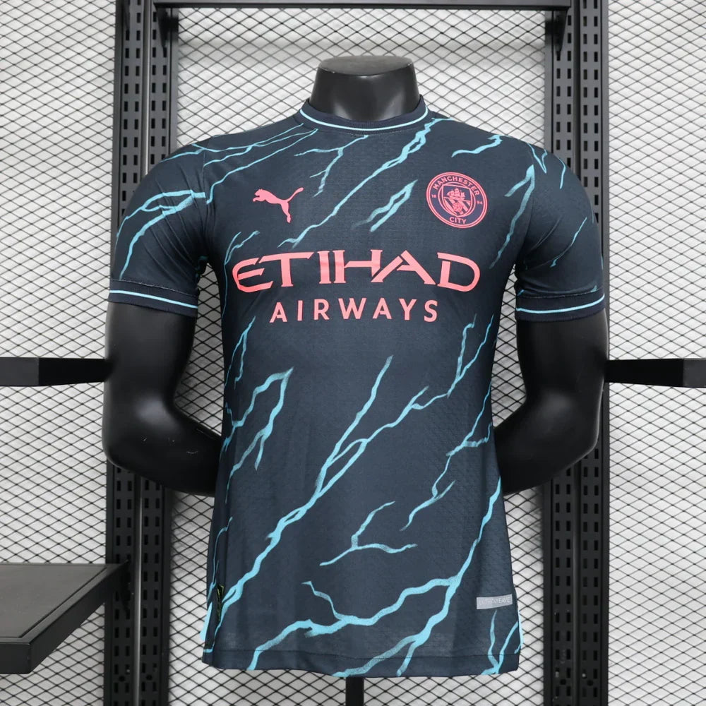 Maillot en édition limitée Manchester City « Tempête électrique »