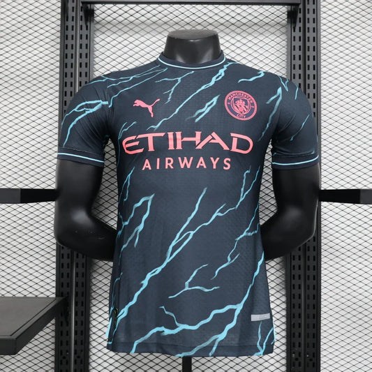 Manchester City Maglia "Tempesta Elettrica" in Edizione Limitata