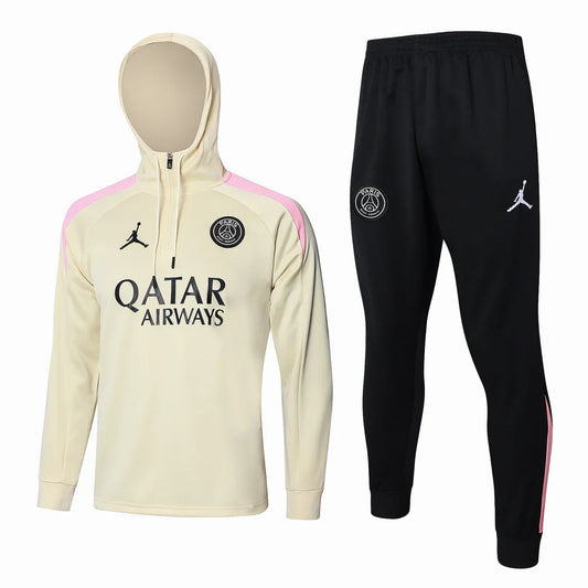 Survêtement PSG beige et noir