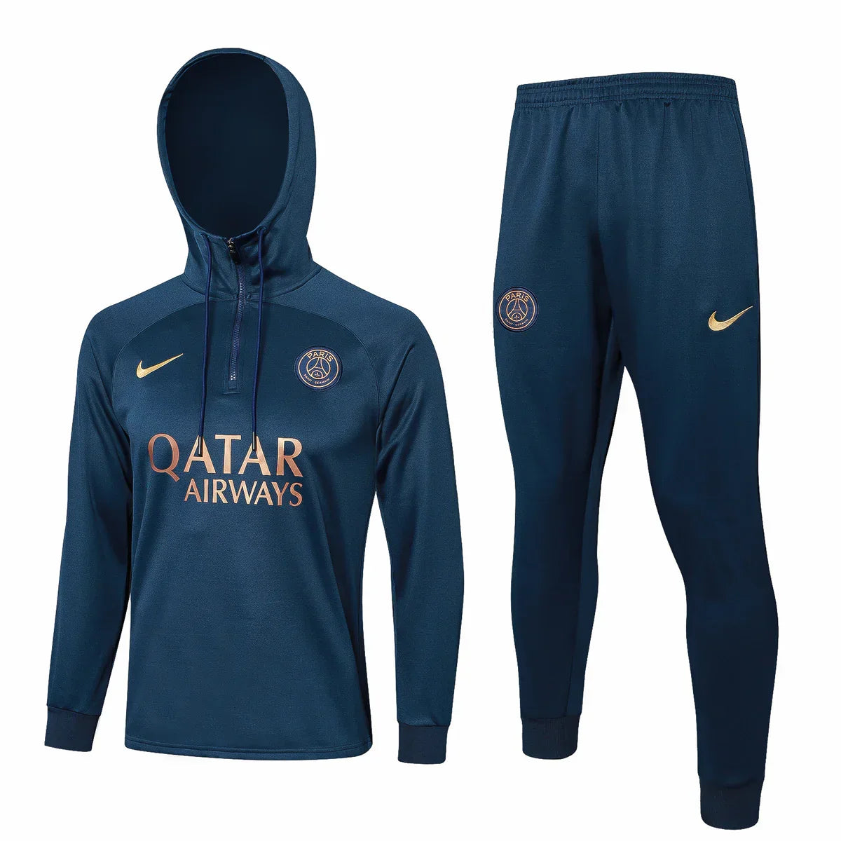 Survêtement PSG bleu foncé et or