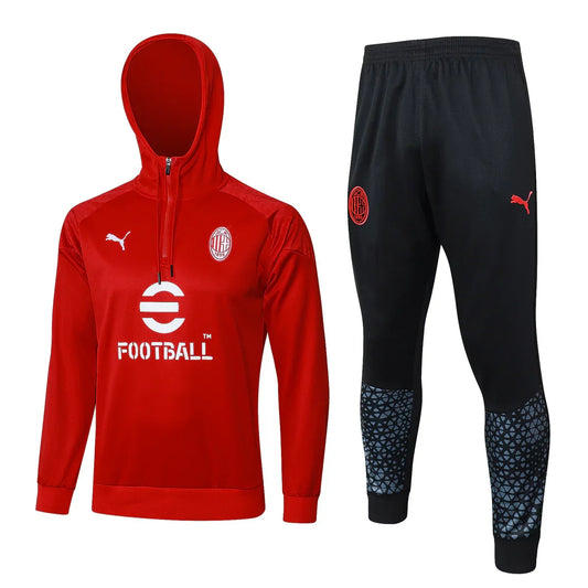 Survêtement rouge et noir AC Milan
