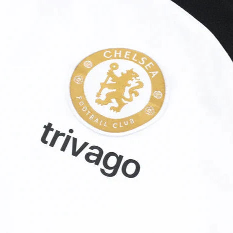 Tuta Chelsea bianca e nera x oro