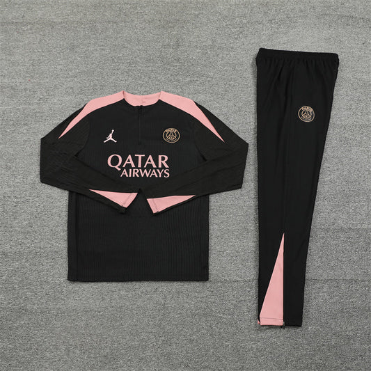 Survêtement PSG noir et rose