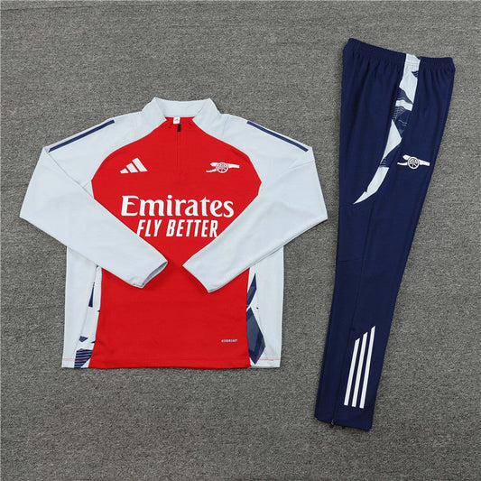 Survêtement Arsenal bleu foncé et rouge