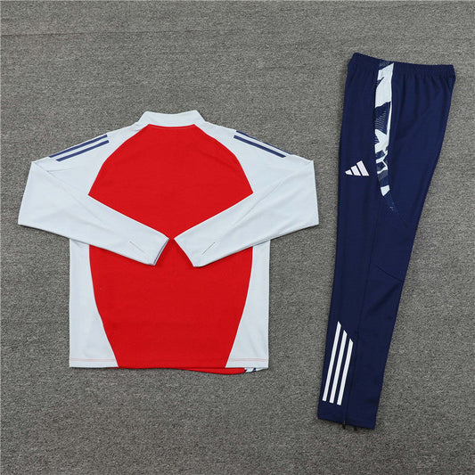 Survêtement Arsenal bleu foncé et rouge