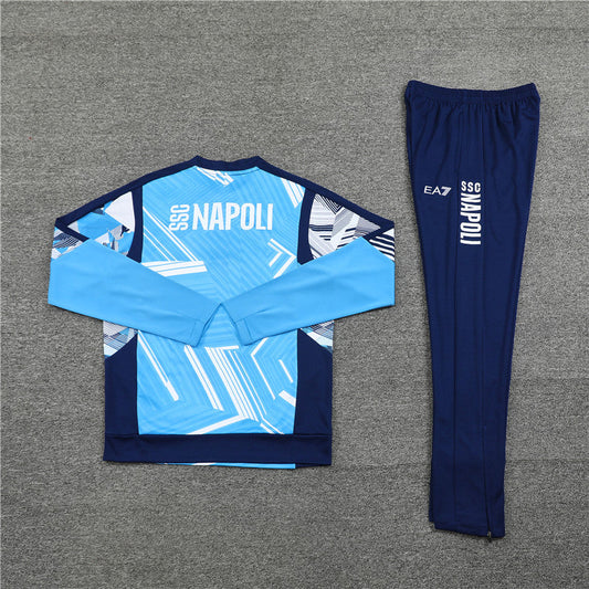 Tuta del Napoli blu scuro e azzurra