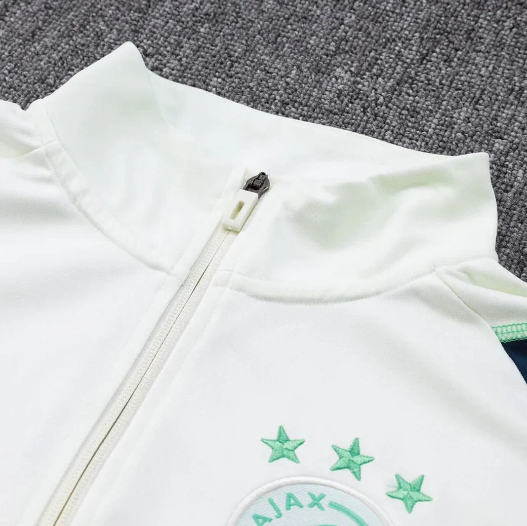 Survêtement Ajax bleu foncé et blanc