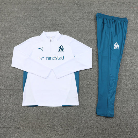 Tuta blu e bianca dell'Olympique de Marseille