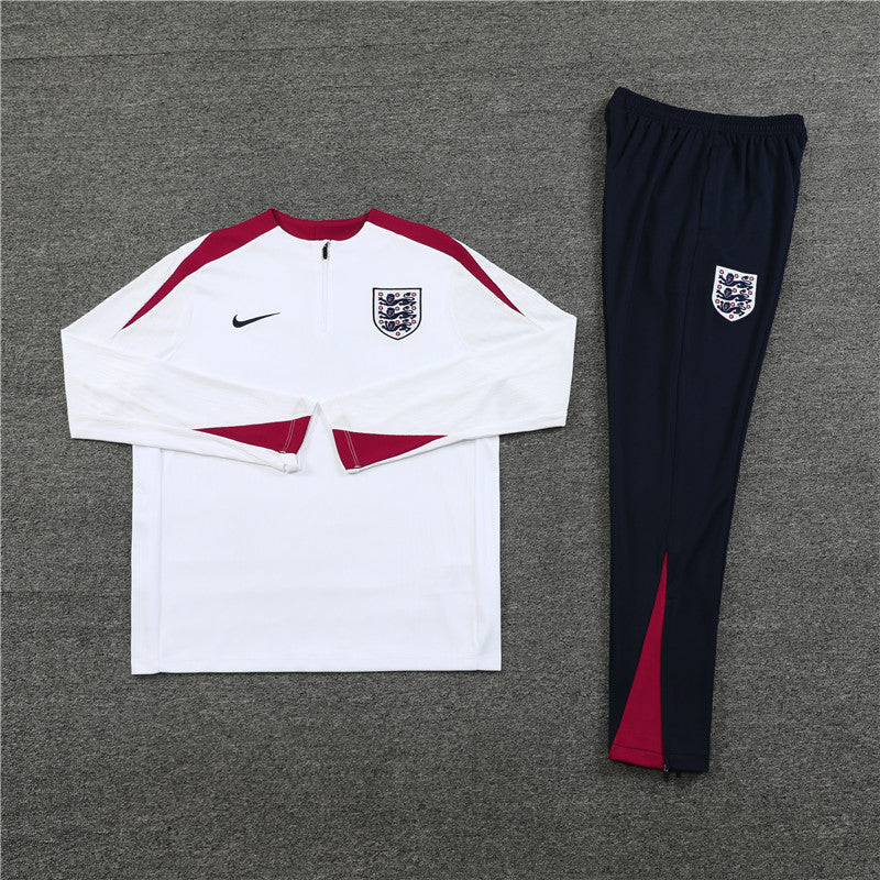 Survêtement Angleterre bleu marine et blanc
