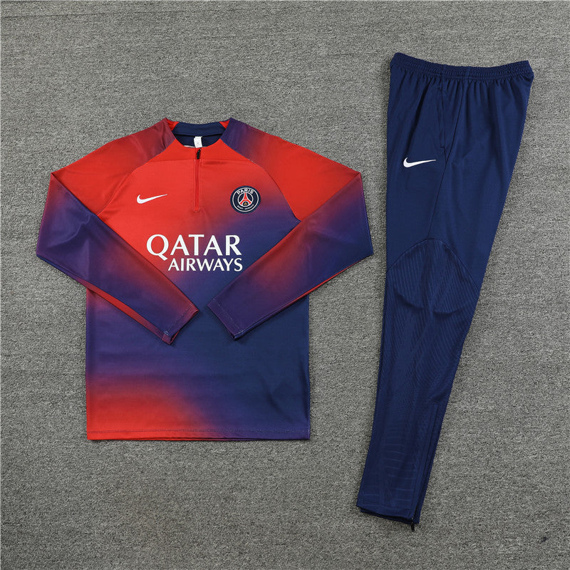Survêtement PSG bleu foncé et rouge III