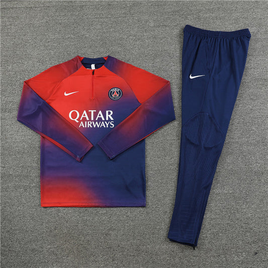 Survêtement PSG bleu foncé et rouge III