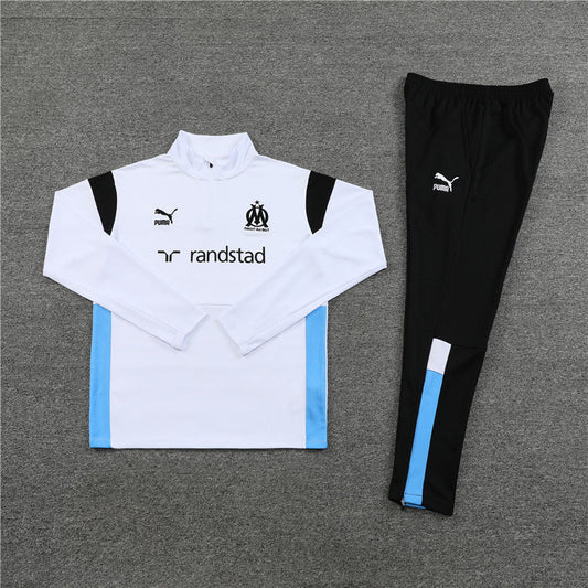 Tuta Olympique de Marseille Bianco e Nero