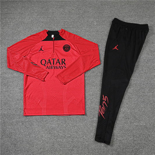 Survêtement PSG Noir et Rouge II