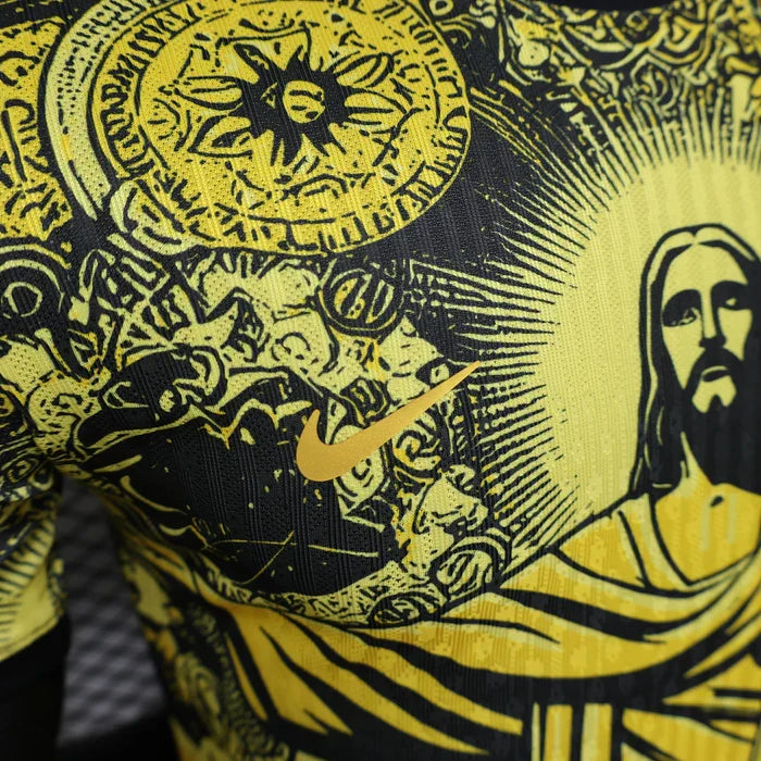Maillot jaune édition limitée Brésil "Jésus"