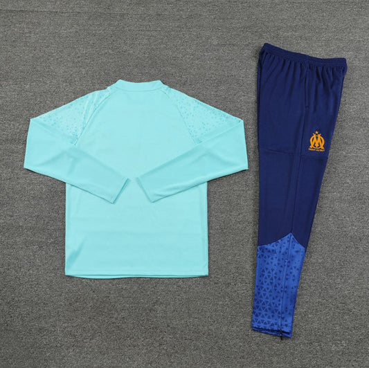 Tuta Olympique de Marseille blu e menta