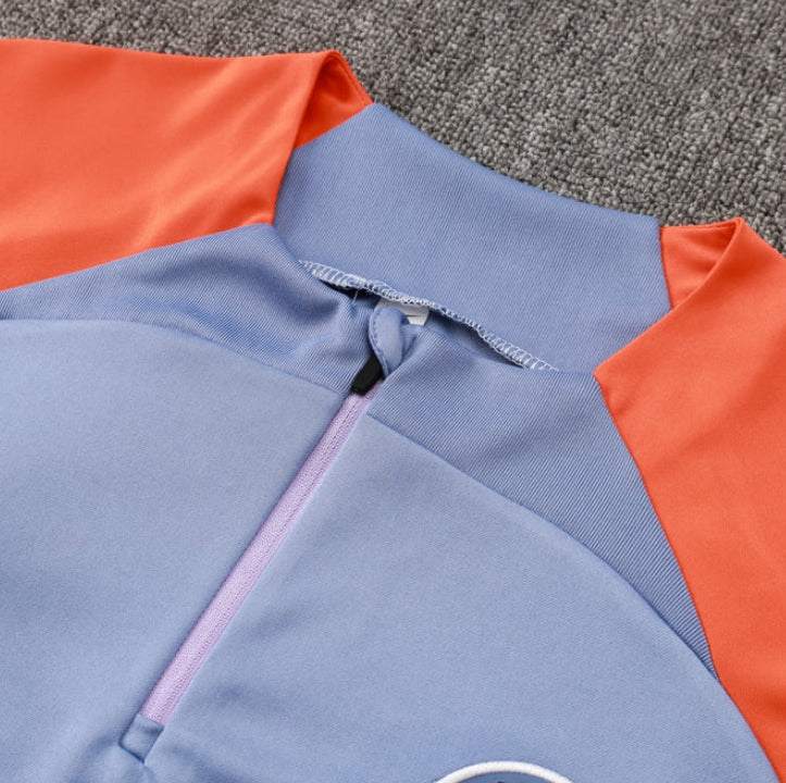 Survêtement Inter Milan bleu clair et orange