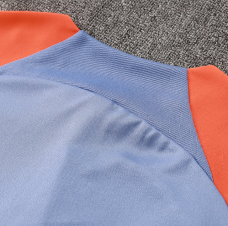 Survêtement Inter Milan bleu clair et orange