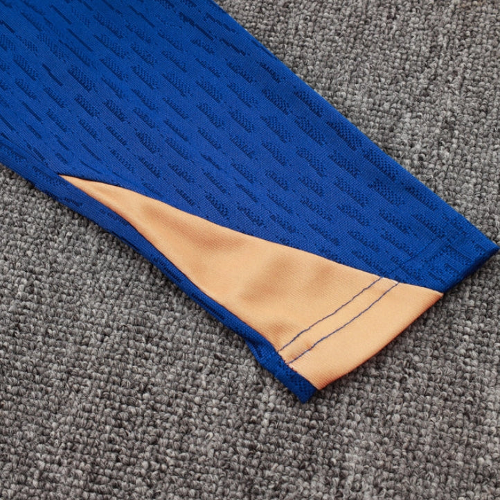Tuta sportiva Barcellona blu scuro e rossa