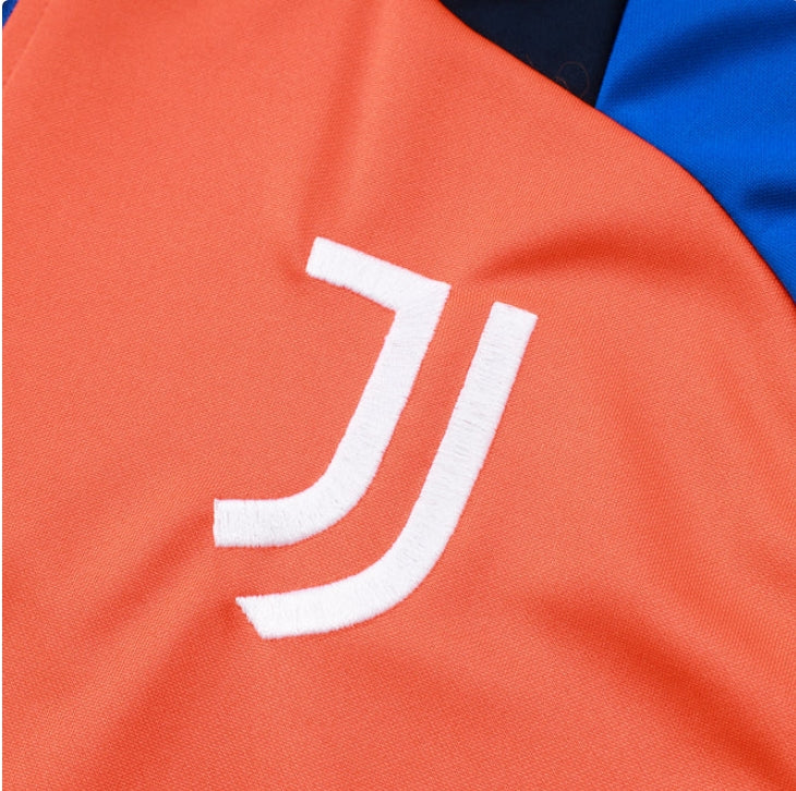 Survêtement Juventus bleu foncé et orange