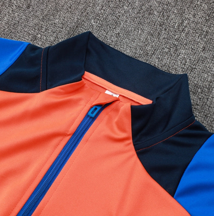 Survêtement Juventus bleu foncé et orange
