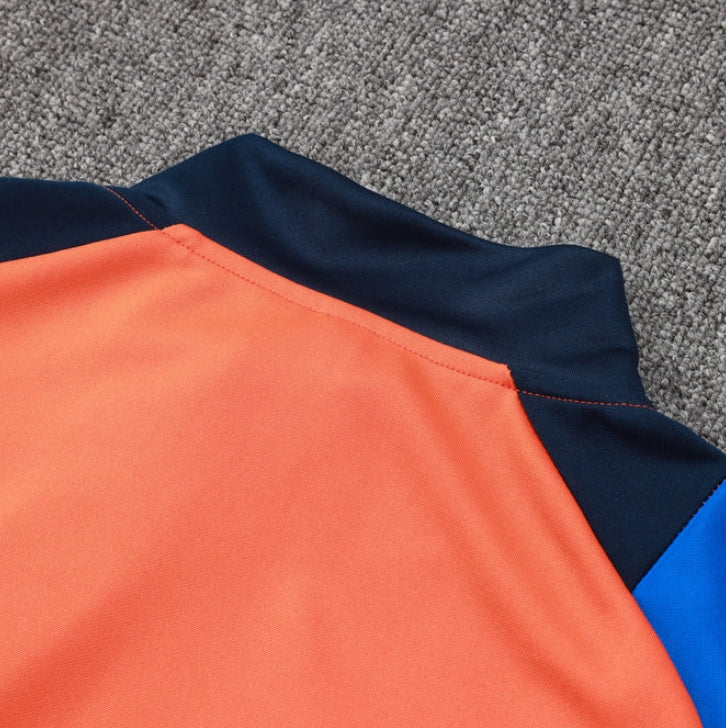 Survêtement Juventus bleu foncé et orange