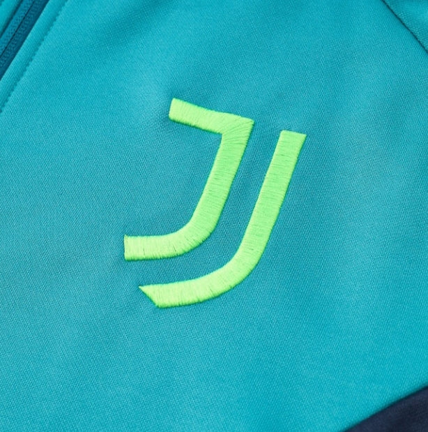 Tuta Juventus Turchese e Blu Scuro