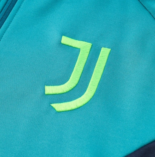 Survêtement Juventus Turquoise et Bleu Foncé