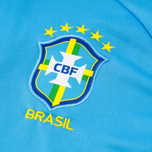 Survêtement Brésil bleu clair et bleu foncé