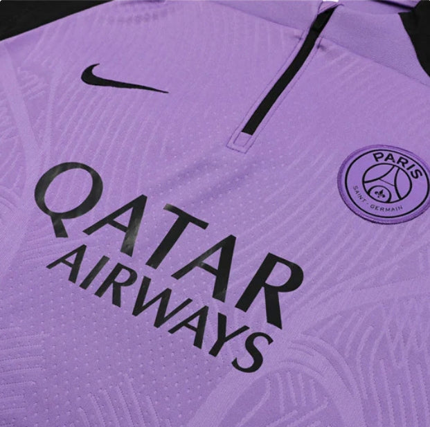 Tuta da ginnastica PSG Nera e Viola